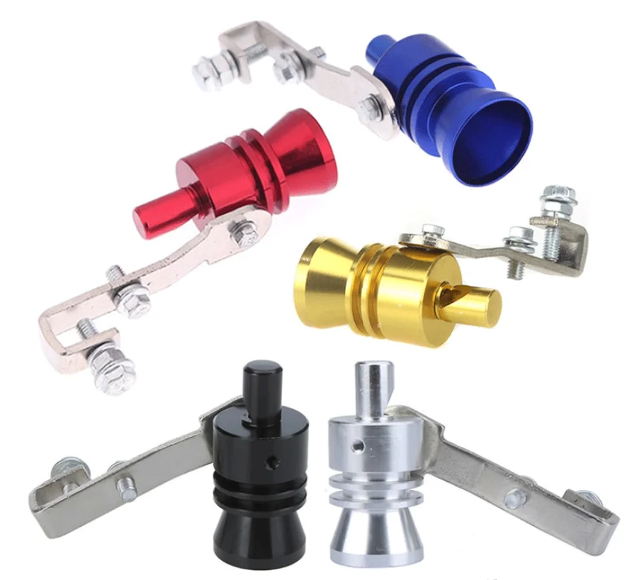 Car Refitted Turbo Whistle Exhaust Pipe Turbine Tail Whistle Muffler L