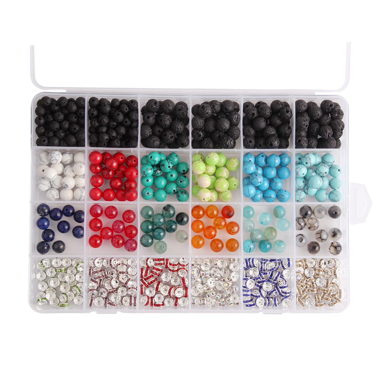 
Mixed Color Hot sale Acrylic Plastic Beads Set For DIY Bracelet Necklace Jewelry Making 