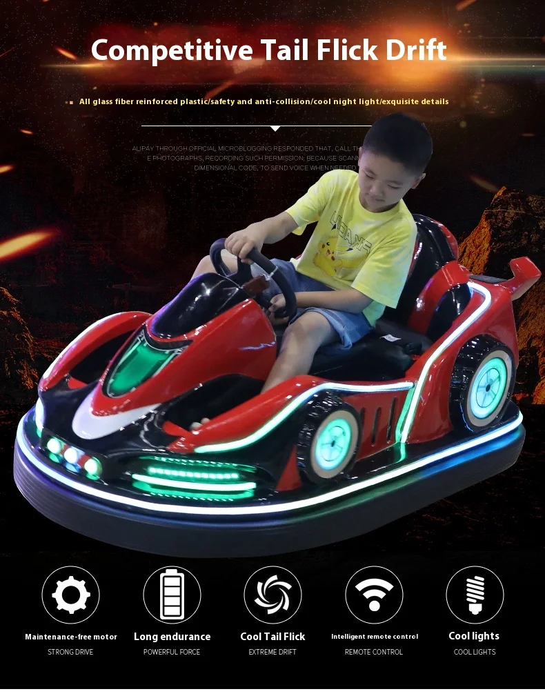 New Electric Commercial Bumper Car Equipment Indoor/Outdoor Use for Children Adults for Shopping Mall Stall Internet Celebrity