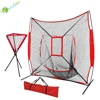 GoActive Baseball Softball Hitting Batting Pitching Practice Training Net Set with Strike Zone, Ball Candy and Baseballs