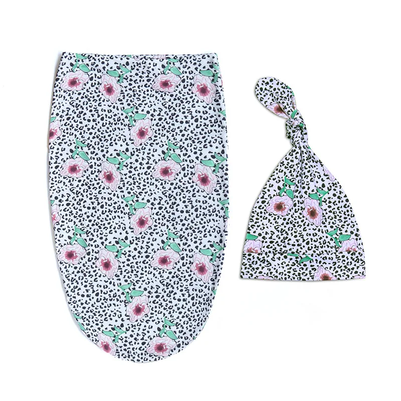 New Winter Cotton Swaddle Muslin Blanket Newborn Baby Floral Wrap