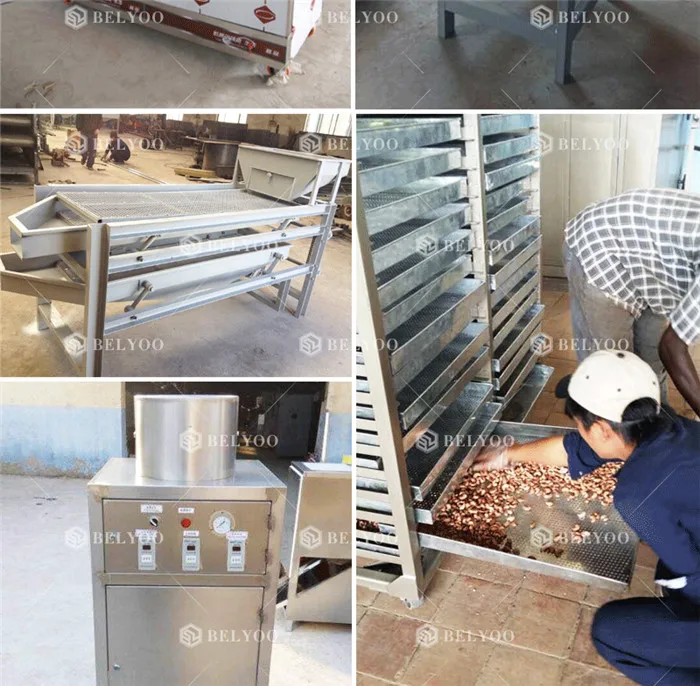 High efficiency cashew nut machine automatic manual cashew sheller processing line cashew nut processing plant
