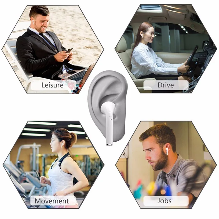 I7S TWS bluetooth headphones wireless earpods for android ios - ANKUX.COM