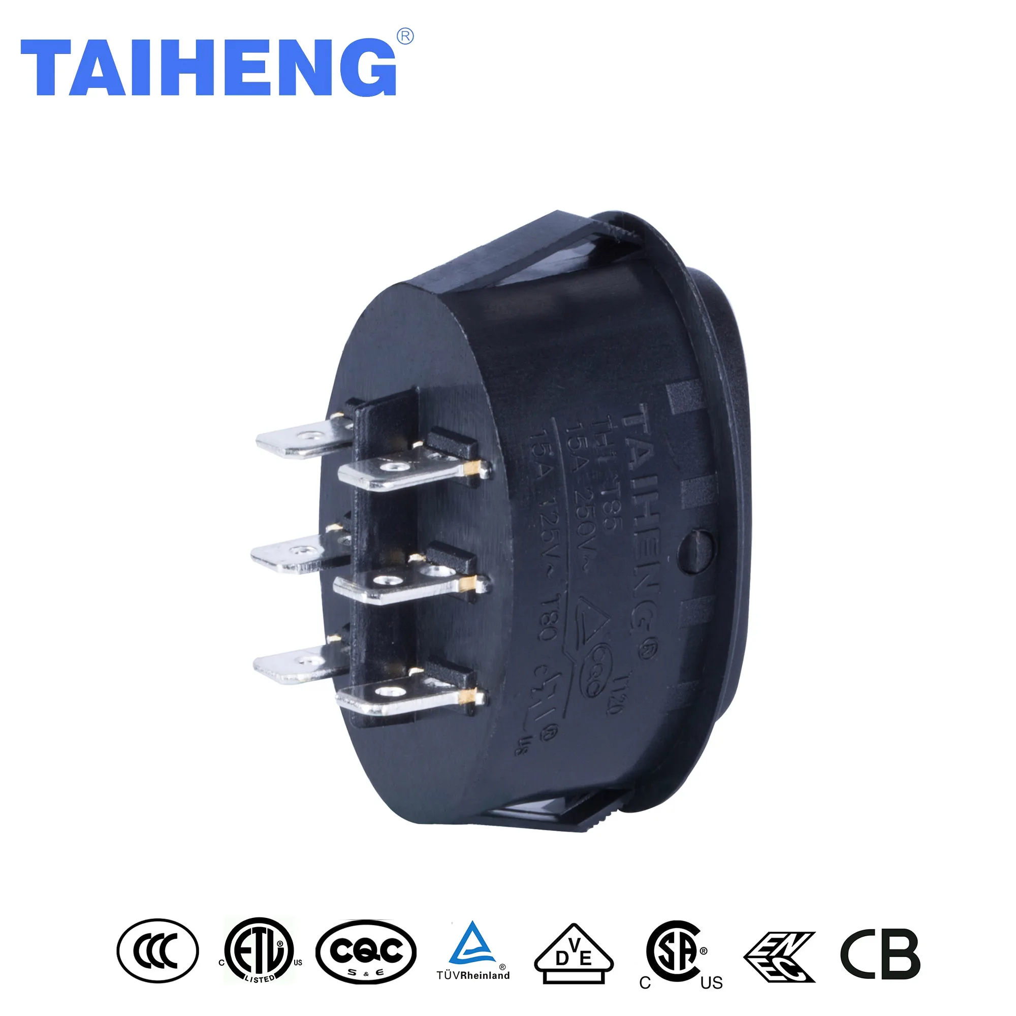 Taiheng T85/55 T125/55 Rocker Switch 15a 125v 15a 250v 6 Pin 3 Position ...