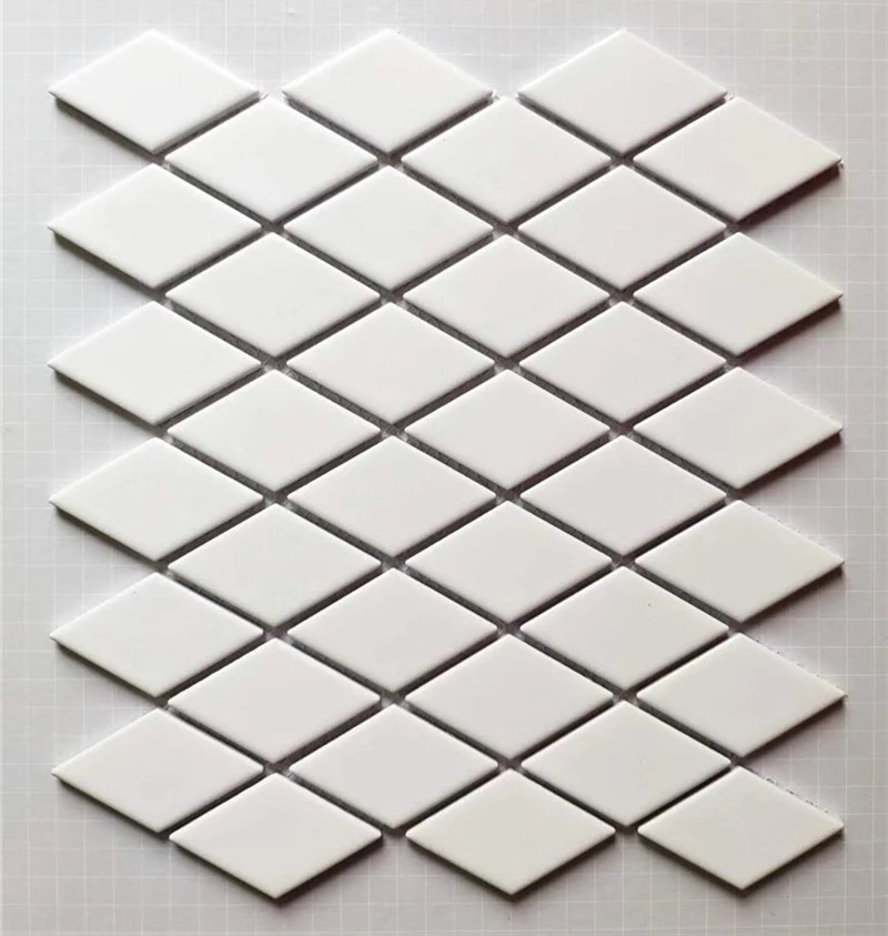亚光表面钻石形状陶瓷马赛克瓷砖