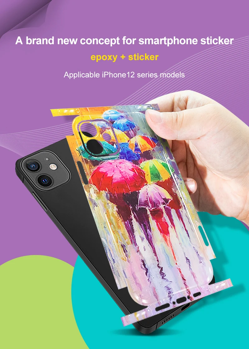 3d smart printed personality sticker