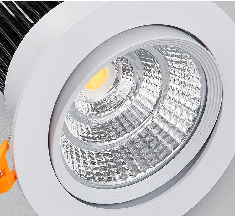 Home commercial white led dimmable angle aluminum spot light