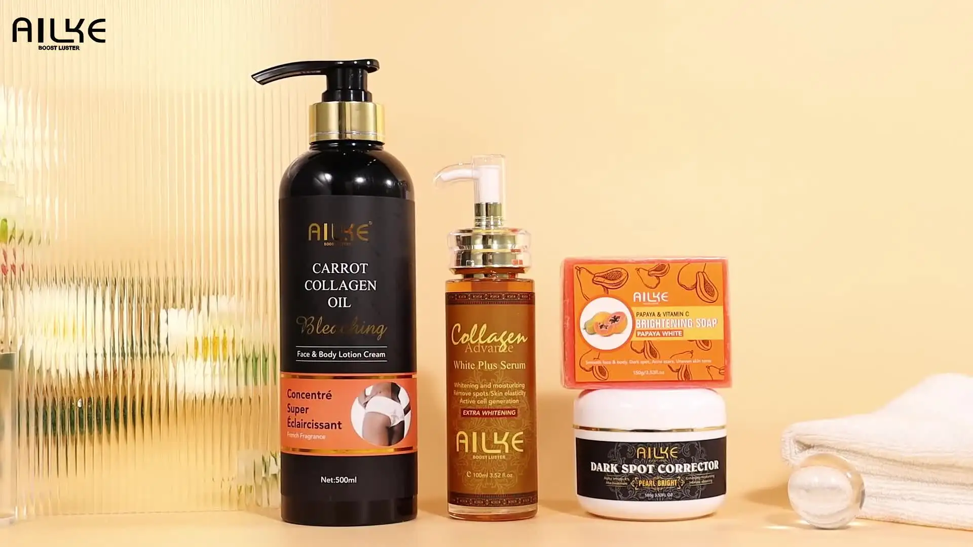 Super Bleaching Gluta Skin Whitening Skin Care Set by AILKE