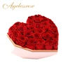 Large Best Price Custom flowers preserved rose box love Heart-shaped Like diamonds with competitive prices