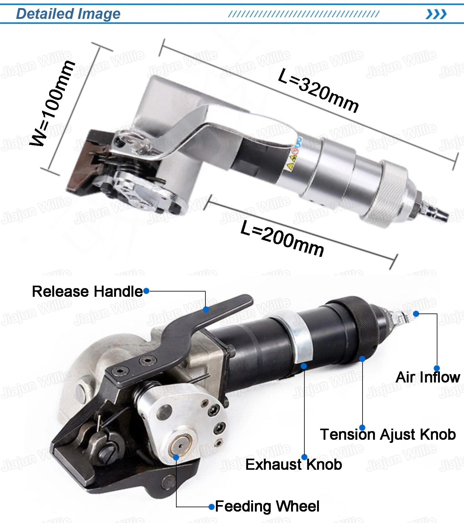 Kcl25 Pneumatic Tensioner And Kcs 25 Pneumatic Steel Strapping Tools