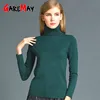 2019Slim Jumper Soft Warm Pull Femme Autumn Winter Sweater Women Knitted Pullover Sweater Long Sleeve Sweater Turtleneck