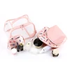 Wholesale clear PVC set 4 pieces cosmetic make up waterproof beauty women toiletries bag