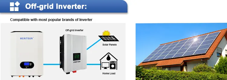 Home Use 6000 Times Cycle Life 80%dod Solar Charged Lifepo4 48v 5kwh 