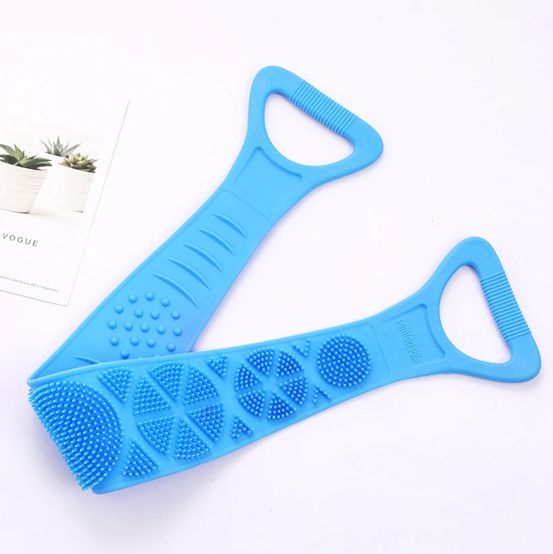 2020 Hot Long Handle Belt Back Washer 80cm Back Scratchers Exfoliating Extend Bath Body Brush