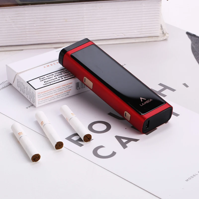 
2020 New Heat No Burn Device Not Burn Heat Tobacco Sticks LAMBDA T3 Dry Herb Kits Electronic Cigarette Original Manufacturer 