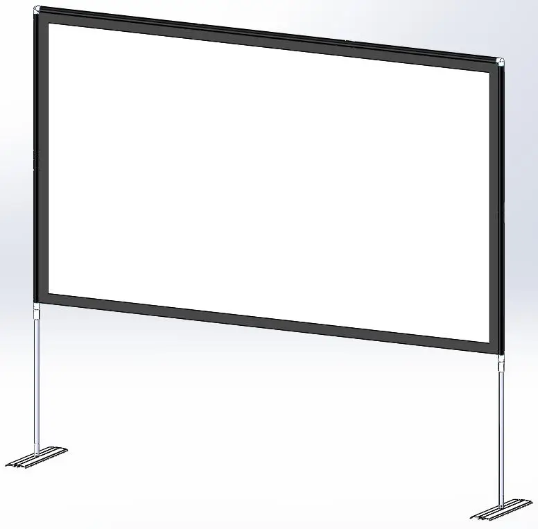 Projector Screen outlet with Stand 100 inch Portable Projection Screen 16:9 4K HD