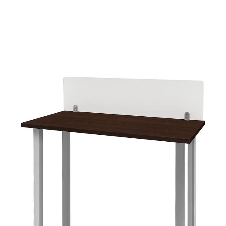 Vonvik Acrylic Office Partition Frosted Plexiglass Clampon Desk