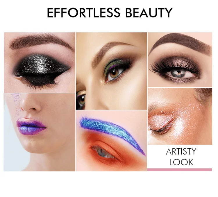 Domani Beauty Waterproof Shimmer Wholesale Custom Glazed Glitter Makeup Brush Private Label Single Liquid Eye Shadow Eyeshadow