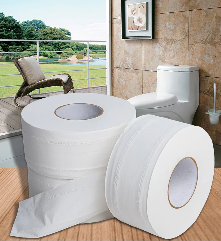 Jumbo Roll (jr) Commercial Toilet Paper 1ply White Jumbo Roll Dispnsr