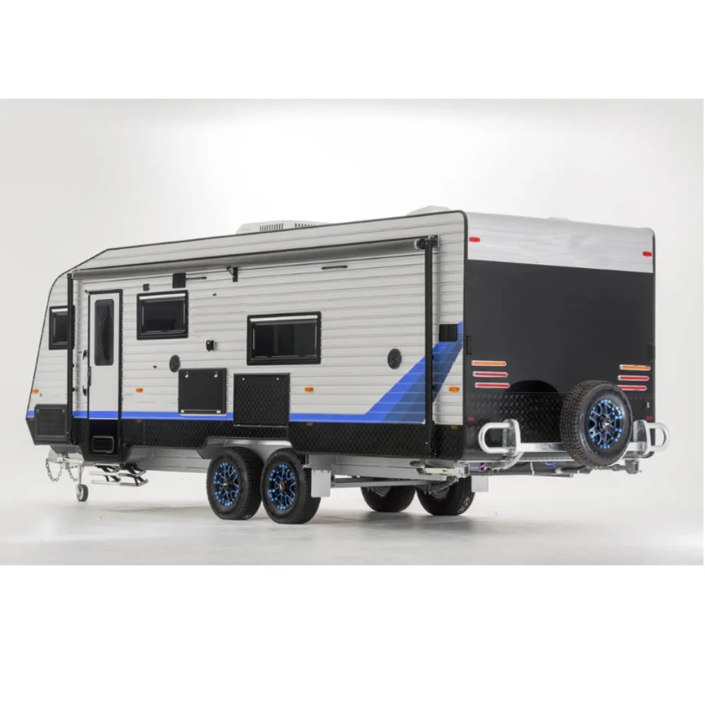 Custom Luxury 22ft Frp Off Road Caravan Motorhome With Slide Out Room