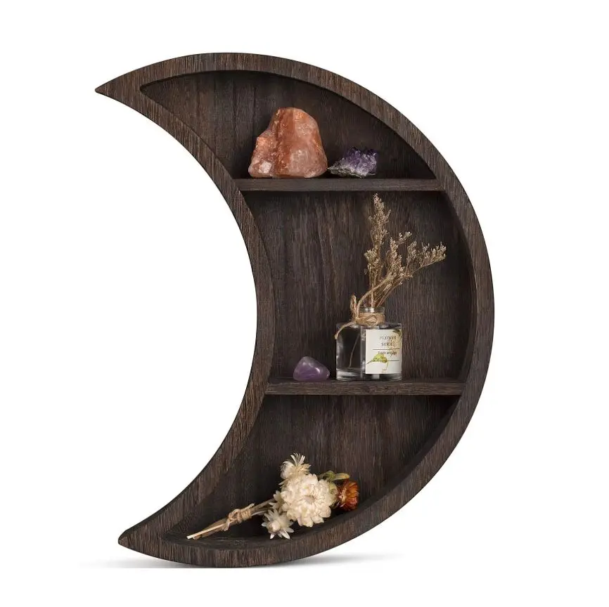 Wall Mounted Moon Shelf