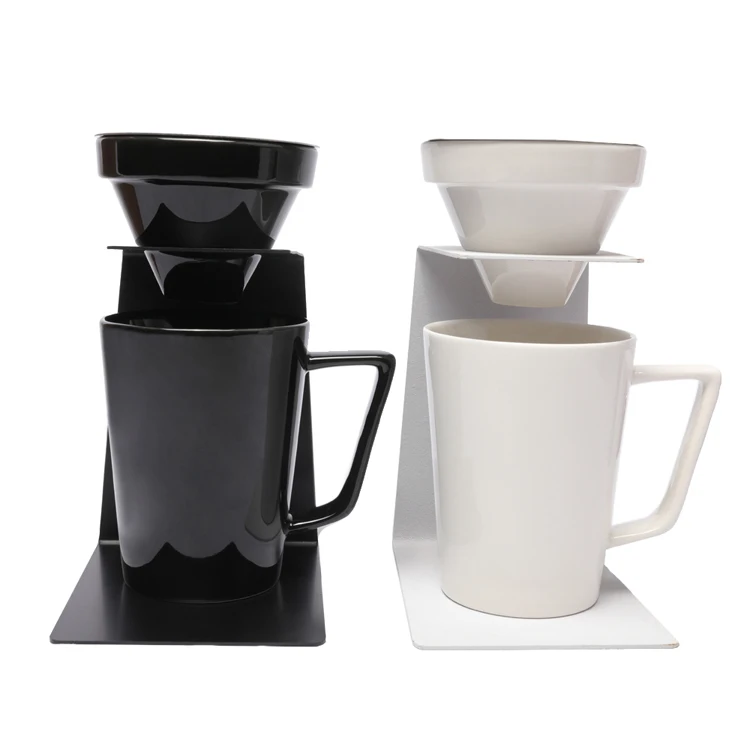 Portable Hot Selling Custom Ceramic Pour Over Cups Mug Coffee Dripper