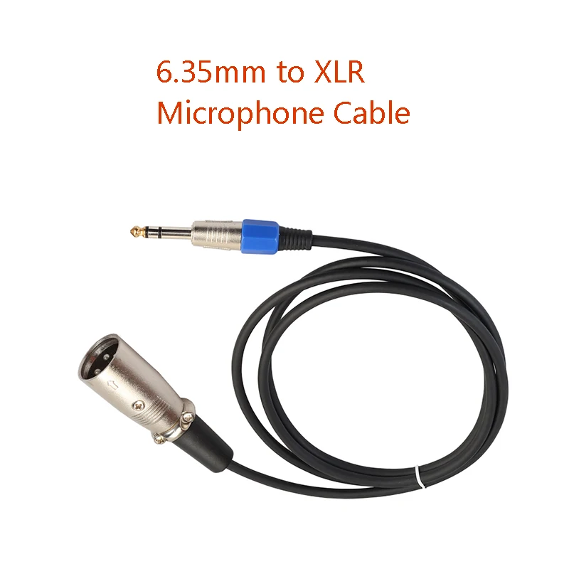 yan 6ft XLR 3-Pin Male to 1/4 Stereo Plug Shielded Microphone Mic Cable Cord 