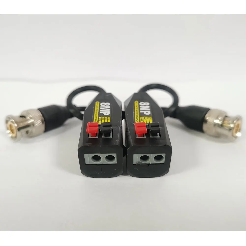 8mp Video Balun Surveillance Cctv Accessories 1ch Passive Price Hd Ahd Tvi Cvi Utp Bnc To Rj45 7668