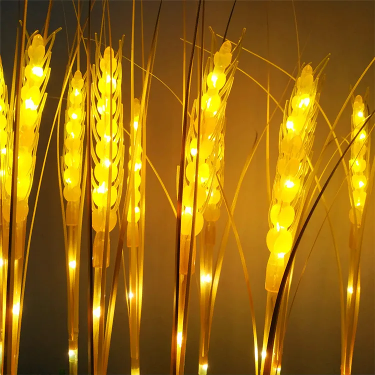 Christmas Wholesale Outdoor Natural LED Wheat light for garden decoration Landscape Lights