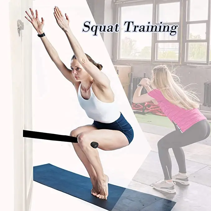 Cinghia Nordic Curl Regolabile - Per Allenamento Gambe E Addominali | Nordic Hamstring Curl | Squat Spagnoli - Foto 3