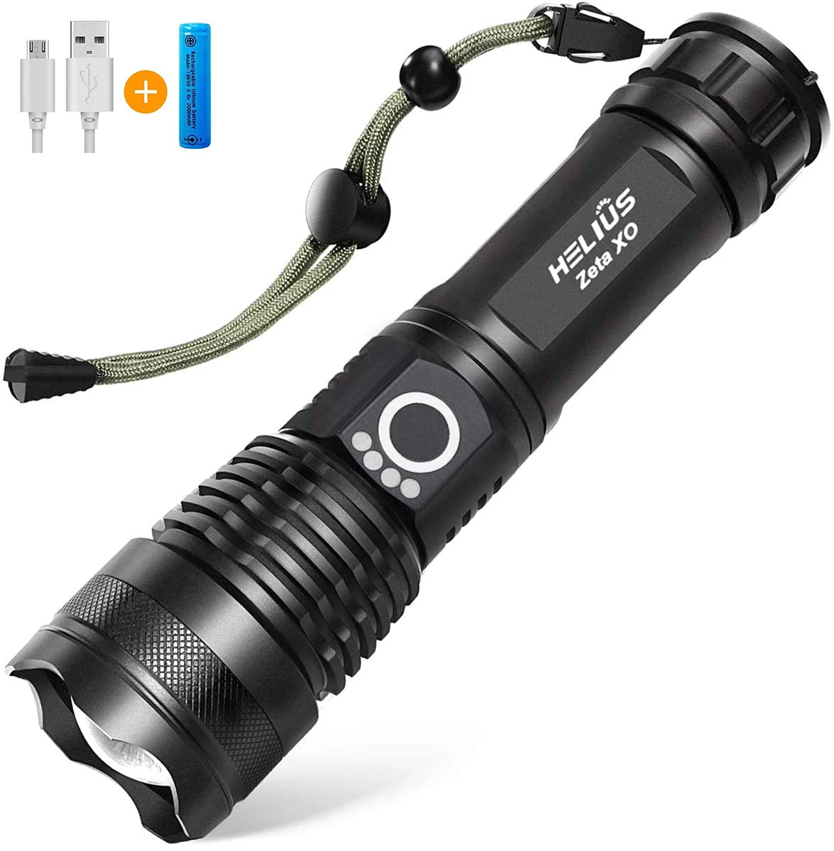 amazon prime xhp50 rechargable flashlights LED Flashlight USB Rechargeable 5 Modes 9000 Lumens Super Bright Waterproof Zoom Flashlight Rechargeable High Power for Camping Hiking Hunting Fishing Adventure Emergency + Battery Sports & Outdoors Garberiel LED Flashlight High Lumens