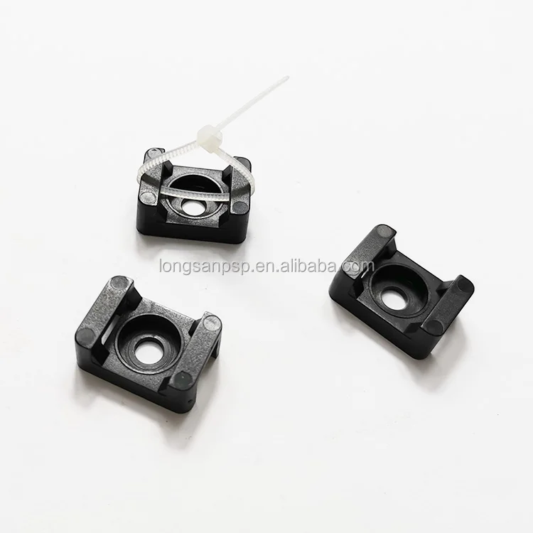Tie Mount Nylon Cable Tie Holder For Electrical Equipment Supplies