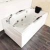 Bathroom Low Price Acrylic Air Whirlpool Jets Small Corner Bathtub With Shower