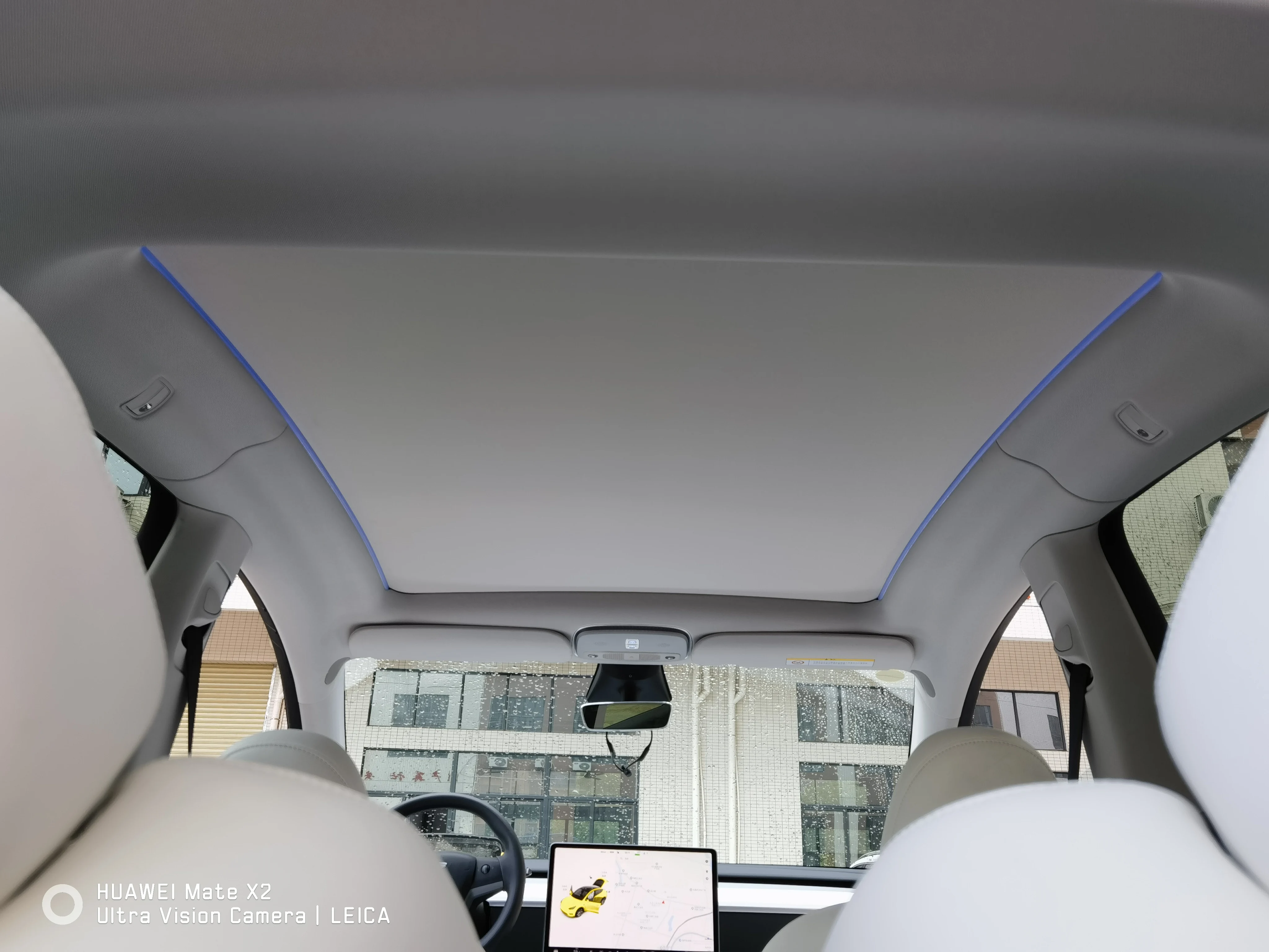 Original Car Color Tesla Model Y Electric Folding Telescopic Car