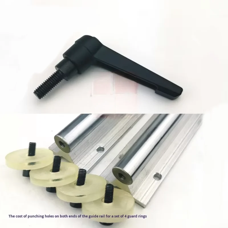 product evergrande linear guide rail sbr16 aluminum bearing cylindrical base support light shaft slider 12 slide table full set-12