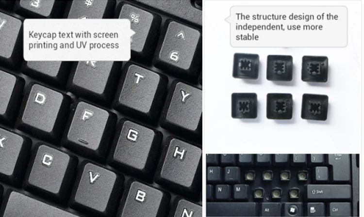 Standard Size 104 Keys Keyboard Mouse Combo 2.4G Wireless Mouse keyboard Kits