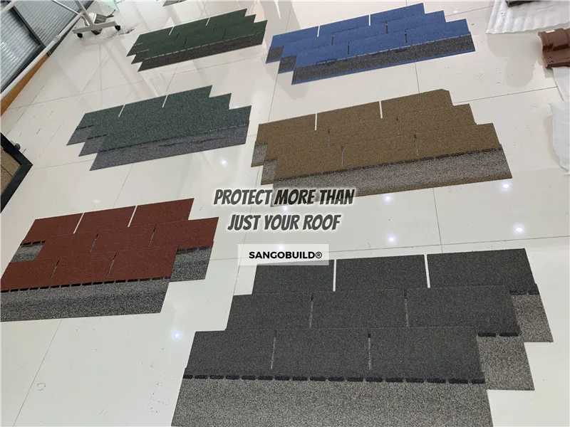 Iso9001 Roof Shingles At Bali For Asphalt Shingle Thatch Type
