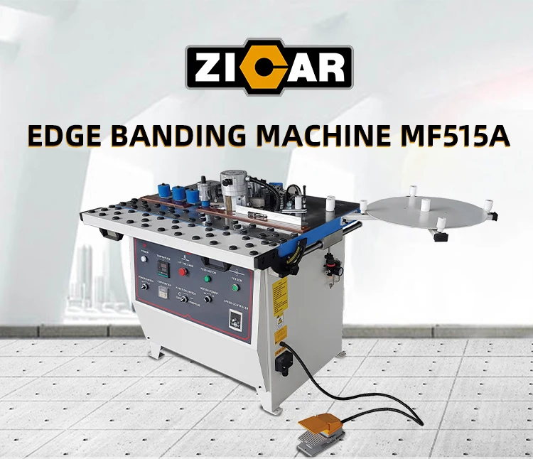 Zicar Mf515a 45 Degree Edge Banding Machine Pvc Edgebander Edge Banding