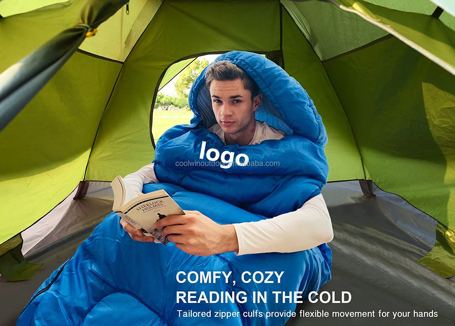 Wearable Sleeping Bag,Portable 4 Season Walking Sleeping Bags With