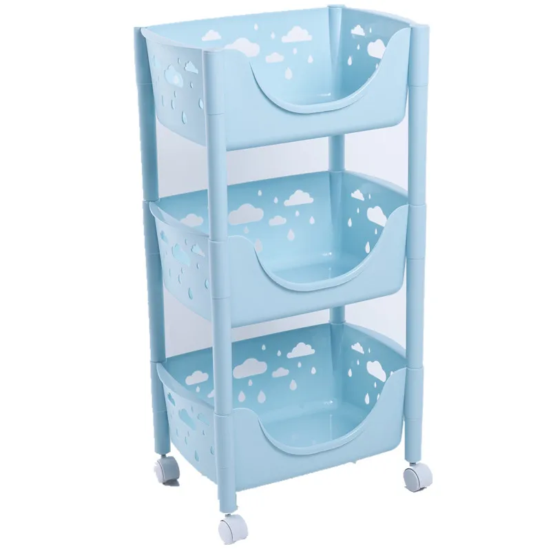 
custom Wholesale customized good quality plastic Storage shelf 