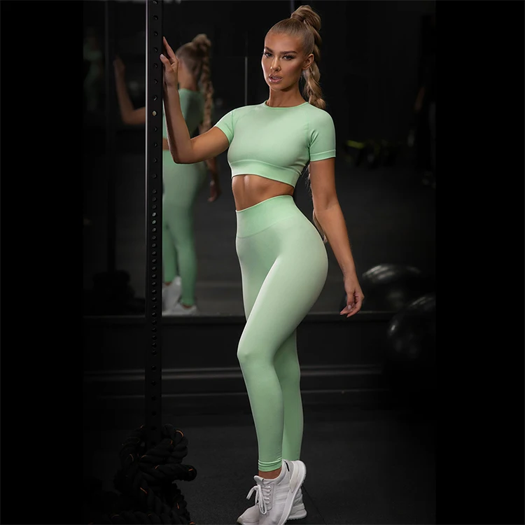 In Stock Custom Plus Size Sports Ladies Gym Yoga Suit Activewear ...