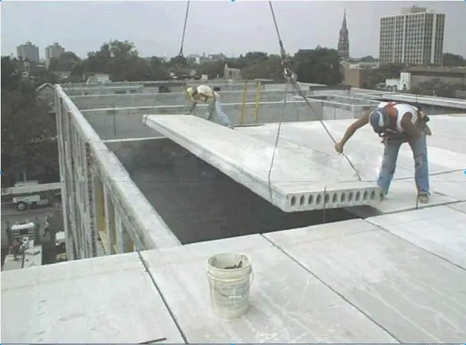 precast concrete floor slab/floor ceiling board / hollow core slab making machine