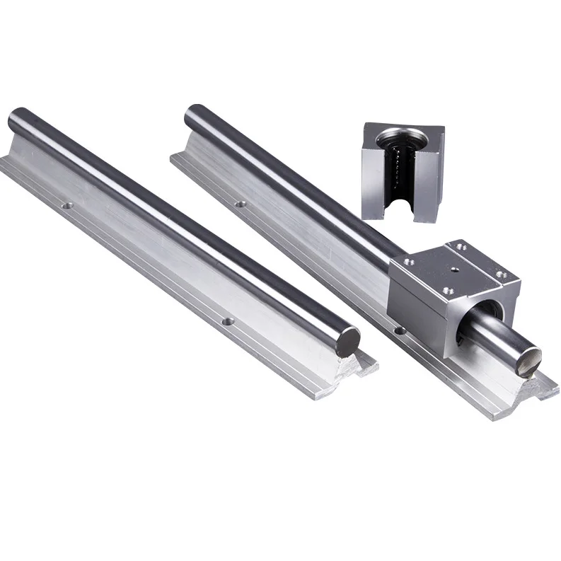 Low Price Round Aluminum Linear Guideway Rail Sbr20 With Linear Block ...