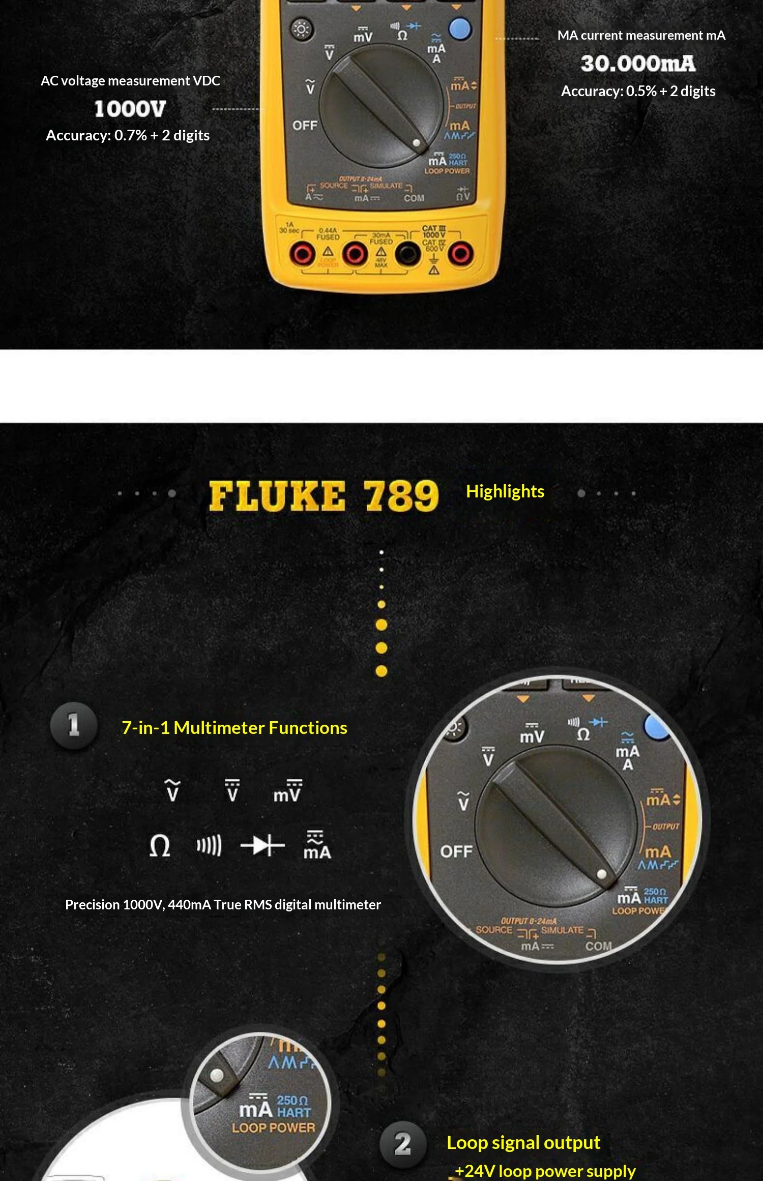 Multimeter 789 For Fluke 789 Process Multimeter High Precision Handheld| Alibaba.com