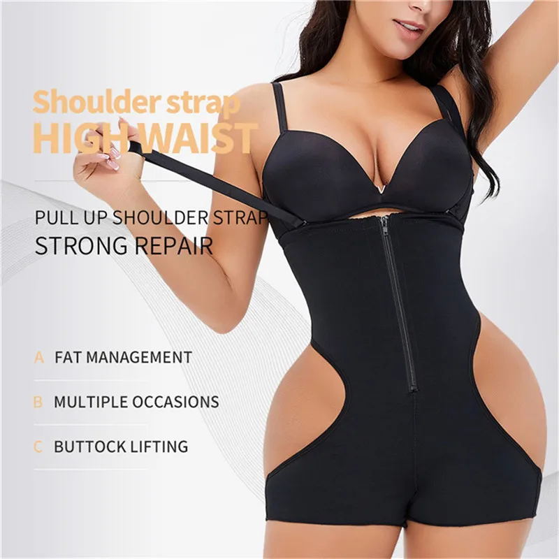 Fajas Colombianas 6XL culotte de culotte de culotte Invisible Body Shaper grande taille sous-vêtements Shapewear pour les femmes