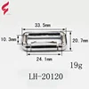 New design bag hardware metal fitting accessores square ring with screw decorative handbag rings for handbag