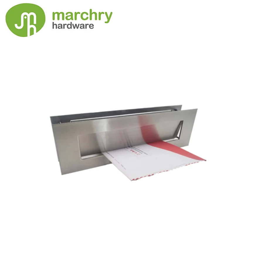 
Household modern stainless steel metal mailboxes slot 