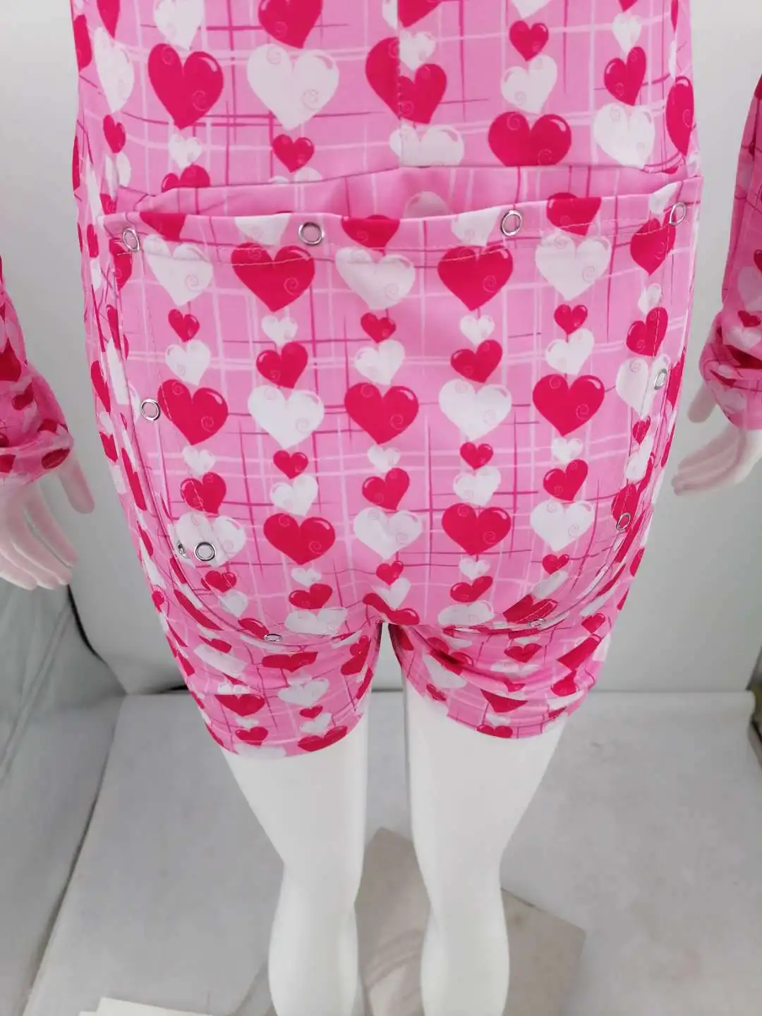 Custom Printing Cheaper Butt Flap Women's Pajamas Knitting Adult Onesie ...