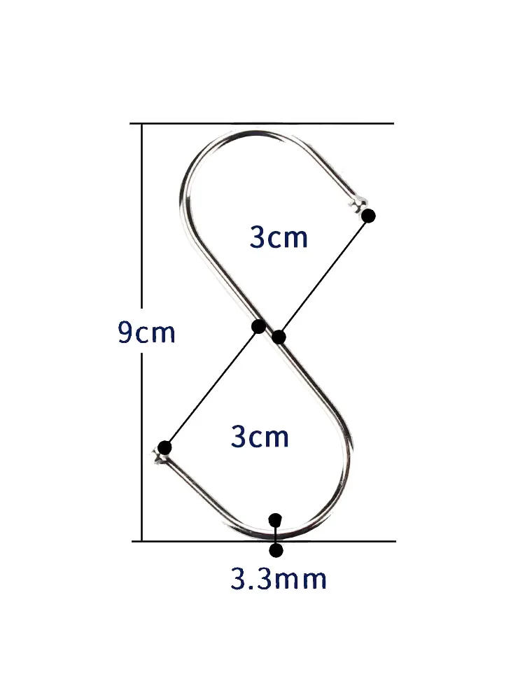 product stainless steel s hook 28mm third generation aluminum alloy grade 1000 series lean pipeline rod profile accessories metal-18