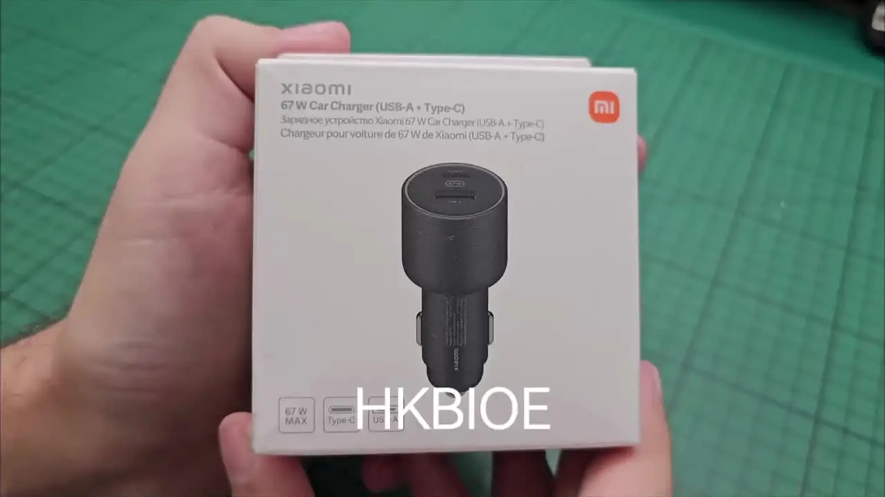 Xiaomi Mijia Dual USB Car Charger 67W CC07ZM Quick Charging 5V 3A